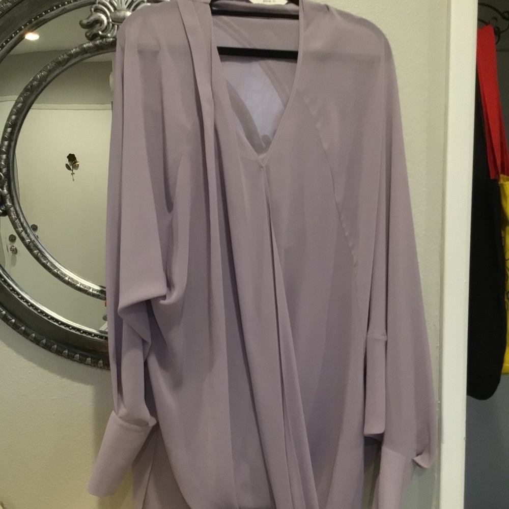 New Drape Blouse - Lilac